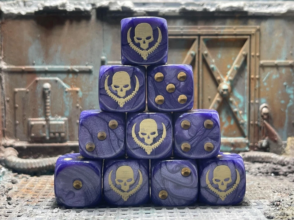 DA SCRAPYARD ORK Legión Tumba, dados hechos a medida. Ideal para juegos como AOS y El Señor de los Anillos
