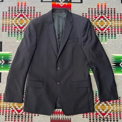 Versace Collection Wool Blazer Men’s 48 US 38 Pinstripe Suit Designer C4 - Image 1 of 4