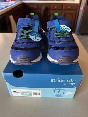 Stride Rite meninos iluminam 13 M Surge Bounce novo gancho lavável e laço - Imagem 1 de 4