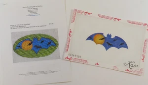 HANDPAINTED NEEDLEPOINT - Gone Batty by Kelly Clark (54) - Picture 1 of 1
