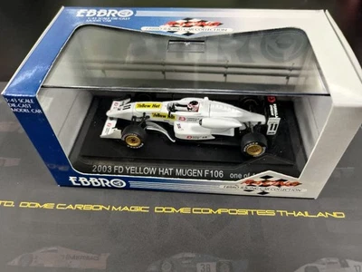 Sombrero amarillo EBBRO 1/43 2003 FD Mugen F106 Foto 1 de 4