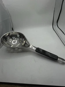 Aeternum Italy Stainless Steel Pasta Colander Handle Strainer Dipper Scoop 17" - Picture 1 of 4