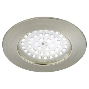 Briloner LED Incasso Tondo Nichel Opaco IP44 10,5W Modulo 1000lm Bianco Caldo - Foto 1 di 4