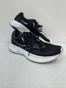 Saucony Womens Guide 15 S10684-05 Black Running Shoes Sneakers Sz 10 Black White - Picture 1 of 11