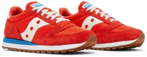 SAUCONY JAZZ 81 LOW LACE LOW TOP MEN SNEAKERS SIZE 10.5 SHOES RED,WHITE,BLUE NEW - Picture 1 of 5