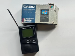 Vintage Casio TV-1450D Pocket LCD Colour TV – Boxed, Working (UK PAL) - Picture 1 of 5
