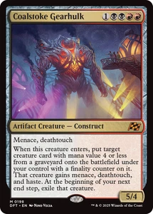 Coalstoke Gearhulk 0198 ~ Mythic NM MTG Aetherdrift - Picture 1 of 1