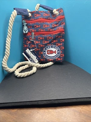 Aqualux Canvas Lobster Print Cape Cod Massachusetts Hip Bag  - Image 1 of 4