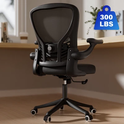 Ergonomic Mesh Office Chair with 3D Arms Home Desk Chair Mid Back Computer Chair - Image 1 of 4