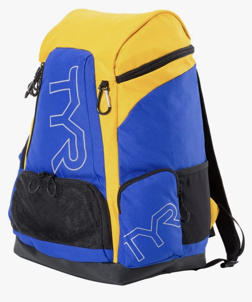 TYR Alliance 45L Mochila Gimnasio Piscina Bolsa Bolsillos Secos Húmedos Color: Real/Dorado Nuevo con Etiquetas Foto 1 de 4