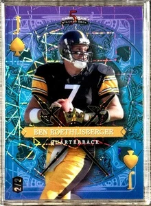 Ben Roethlisberger 2/2 - 2024 Wild Card 5 Card Draw - SDPS-BRN - Picture 1 of 3