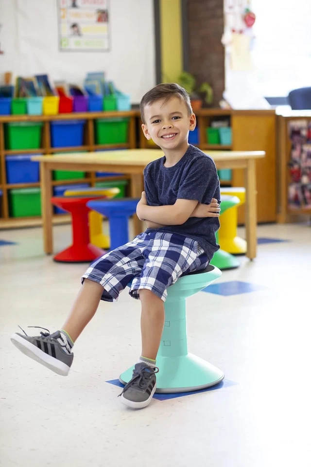 Taburete Storex Wiggle Asientos Flexibles Activos para Aula y Hogar Estudio Niños  Foto 1 de 4