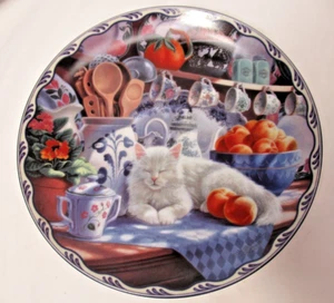 Mabel's Sunny Retreat Bradford Exchange 9915 B Warm Country Moments Plate Kitten - Picture 1 of 3