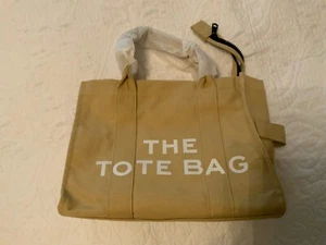 Canvas Tote Bag , Khaki, Medium, Bnwot - Picture 1 of 5