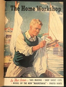 1939 Popular Mechanics Shop Notes Bound Vol 3 July Aug Sept Models Furniture - Picture 1 of 14