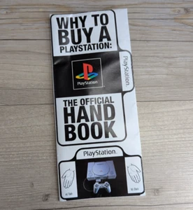 Why To Buy PlayStation Manual Oficial/Póster 22x17" 1997 Sony PS1 Anuncio - Imagen 1 de 16