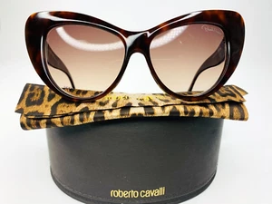 Roberto Cavalli RC737S 52F Lohifushi Brown Gradient Designer Italy Sunglasses 58 - Picture 1 of 7