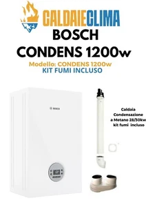 CALDAIA MURALE A GAS CONDENSAZIONE BOSCH CONDENS 1200 W GC1200W 28/30 KW C 23 - Foto 1 di 3