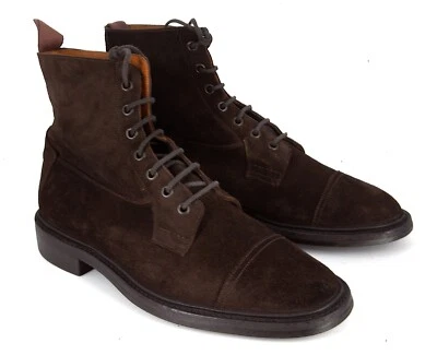 Tricker's Allan- Brown SUEDE Boots - UK 9 fit 5 - Excellent condition - Imagen 1 de 4