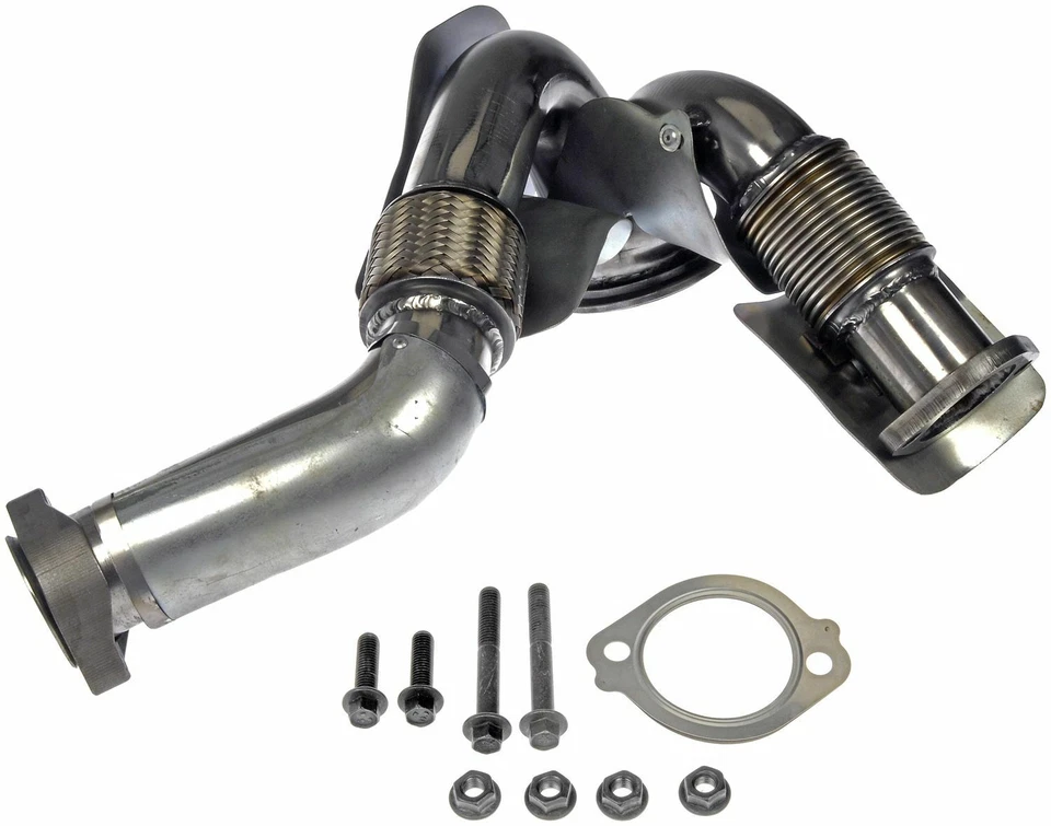 Se adapta a Ford F-250 Super Duty 2003-2004 6,0 L V8 turbocompresor tubo izquierdo dormido Foto 1 de 2