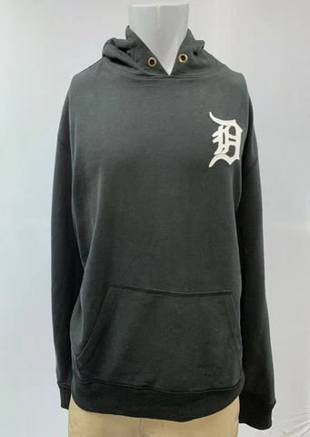 Detroit Tigers Men's Hoodie Sweatshirt Size 2XL, '47 Brand Striker Black Cover