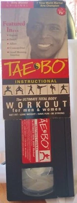 VHS vintage Open Tape TAEBO Instructional - Image 1 of 4