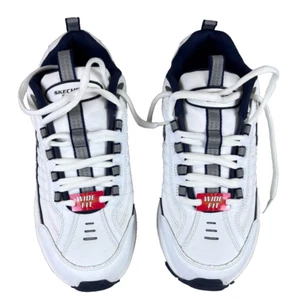 Skechers Herren Sneaker Energy Afterburn Weiß Schuhe Größe 9. 5 Wide Style 50081EW - Bild 1 von 7
