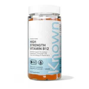 High-Strength Vitamin B12 Gummies - 500µg B12 for Energy Support - Natural Pinea - Picture 1 of 1