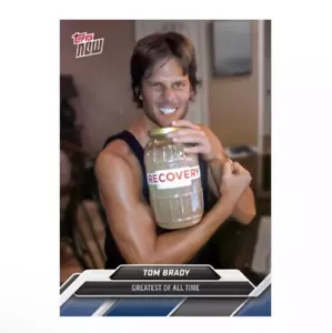 Tarjeta Topps Now Tom Brady TB1 Goat 2024 - Imagen 1 de 1