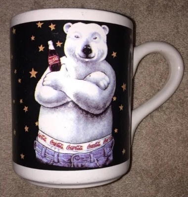 Coca-Cola Mug Polar Bear Coffee Cup Collectors Gibson 1996 - Image 1 of 4