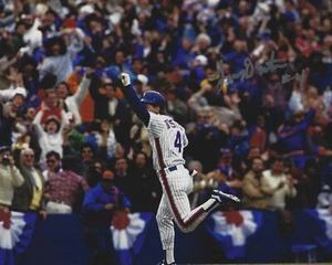 Lenny Dykstra Autographed Signed 8x10 Photo - Mets 1986 WSC Phillies Nails w/COA - Picture 1 of 1