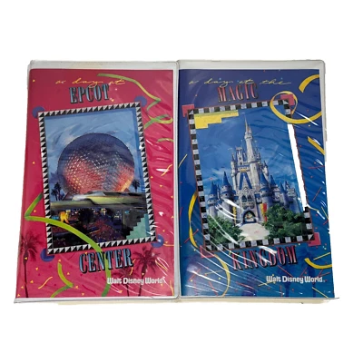 A Day at the Magic Kingdom & Epcot Center Walt Disney World 1991 VHS Clamshell - Image 1 of 4