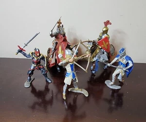 Schleich Medeivel Knights And Horses - Bundle 7 All Together - Picture 1 of 11