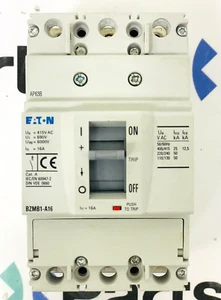 Disyuntor EATON BZMB1-A16 16A 109708 - Imagen 1 de 11