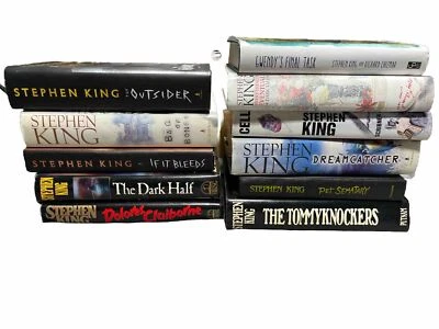 Lot Of 11 Stephen King Hard Cover Books. Pet Sematary, Tommyknockers, Dolores Cl Foto 1 de 4