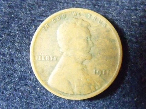 1911 P  LINCOLN HEAD WHEAT CENT THIRD YEAR COIN FREE SHIPPING AB48 Cover