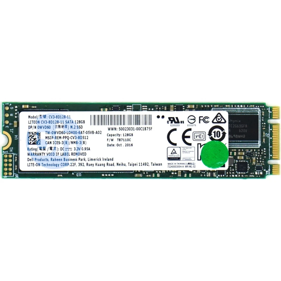 Genuine Brand New LITEON 128GB PCIe M.2 Solid State Drive Part No:WVD60 - Image 1 of 1