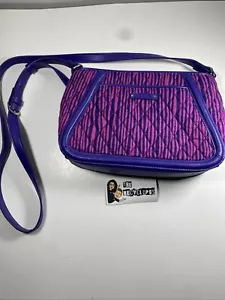 Cartera Bandolera Vera Bradley Púrpura/Rosa Acolchada - Imagen 1 de 10