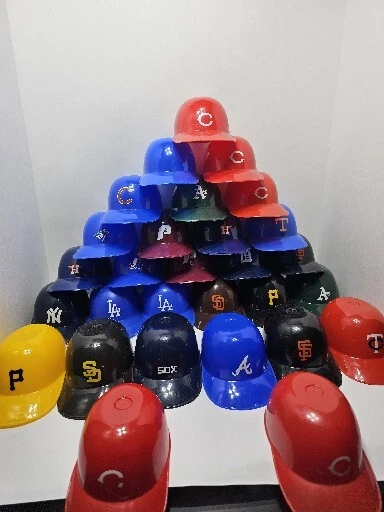 Various MLB Baseball Ice Cream Snack Mini 29 Helmets (Laich, Rawlings)  - Image 1 of 4