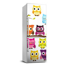 3D Wall Fridge Sticker Magnet Self Adhesive Refrigerator Children Colorful owls