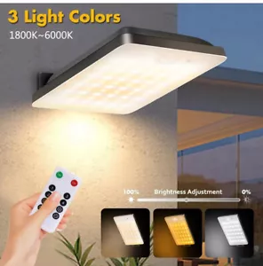 1200 Lumens Solar Lights Outdoor Indoor 3 Color Dimmable With Remote Control - Picture 1 of 12