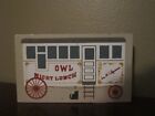 Owl Night Lunch Food Cart Accessory Piece Cat's Meow Village 1994