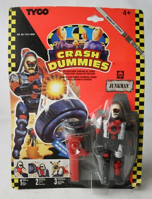 VINTAGE RARE 1992 CRASH DUMMIES JUNKMAN JUNKBOTS FIGURE TYCO BRAND NEW SEALED ! - Image 1 of 4