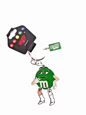 2005 -M&M's - NEW KEYCHAIN, Enameled Metal, Articulated Legs - MARS Inc - Image 1 of 4