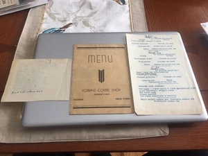 VINTAGE ROBBINS BREAKFAST LUNCH & DINNER MENU HOMER NY - Picture 1 of 7