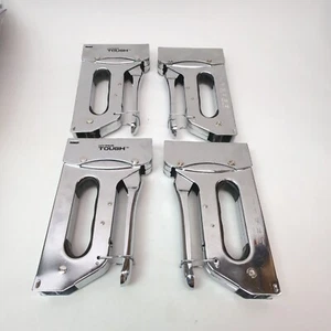 4-Lot Hyper Tough Heavy Duty Staple Gun t50 Hand 6-14mm(1/4"-9/16") 8 10 12 5/16 - Picture 1 of 13