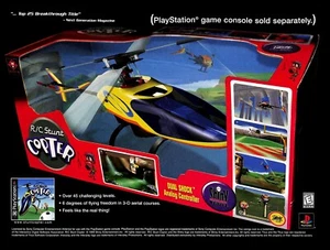 1999 R/C Stunt Copter Retro PRINT AD Flight Simulator Video Game Playstation - Picture 1 of 2