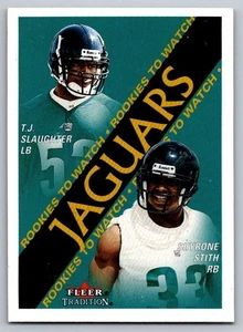 2000 Fleer Tradition - Rookies to Watch Shyrone Stith, T.J. Slaughter #348 (RC) - Picture 1 of 2