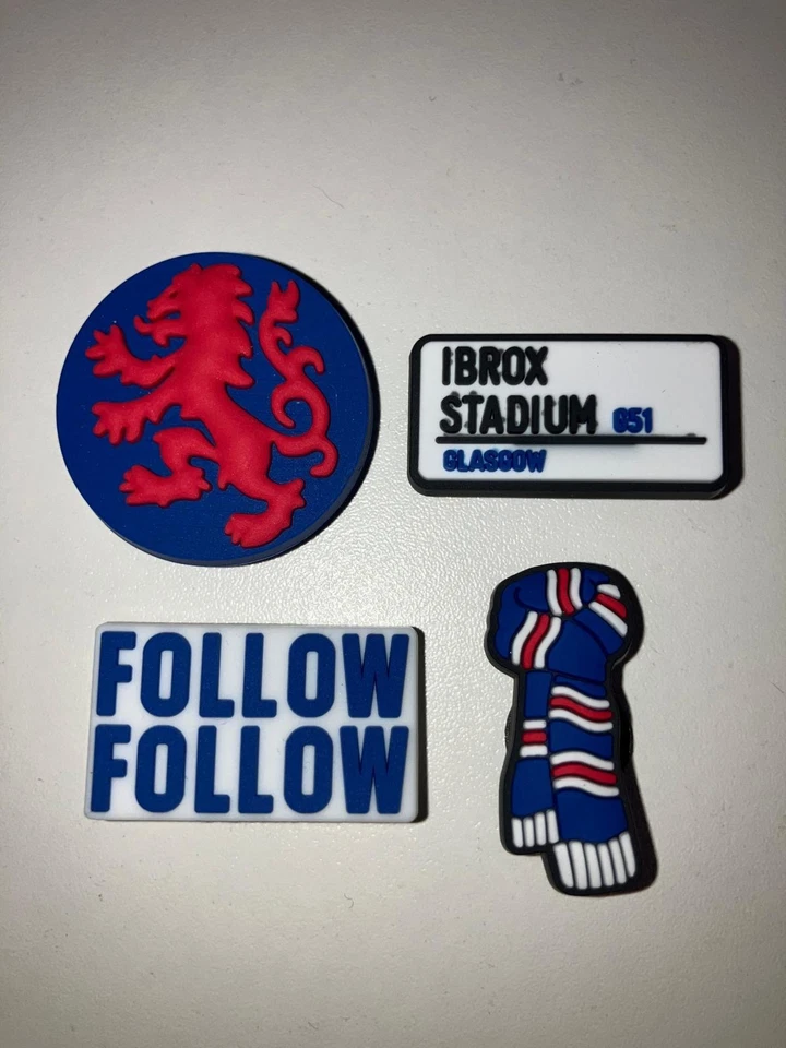 Rangers croc charm set