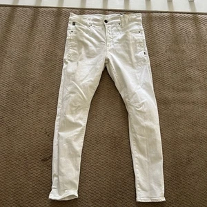 G Star Herren Jeans D-Staq 5 Pocket Slim-Fit W 34 L 32 weiß Denim Jeans - Bild 1 von 7